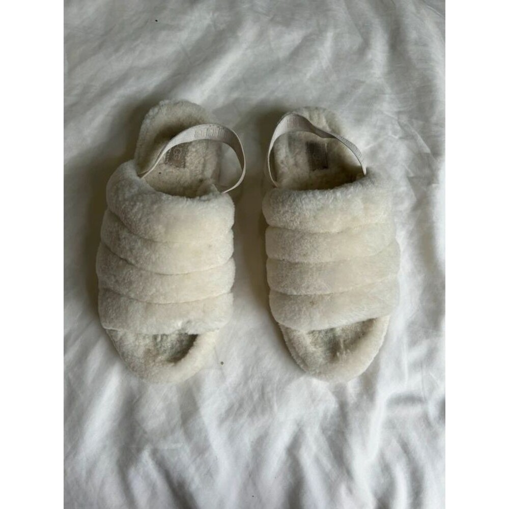UGG Fluff Yeah Slippers ivory cream – Size 11